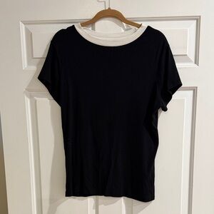 A New Day Classic Black and White Women's Tee